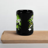 Fight For Your Dreams Black Glossy Mug - Beyond T-shirts